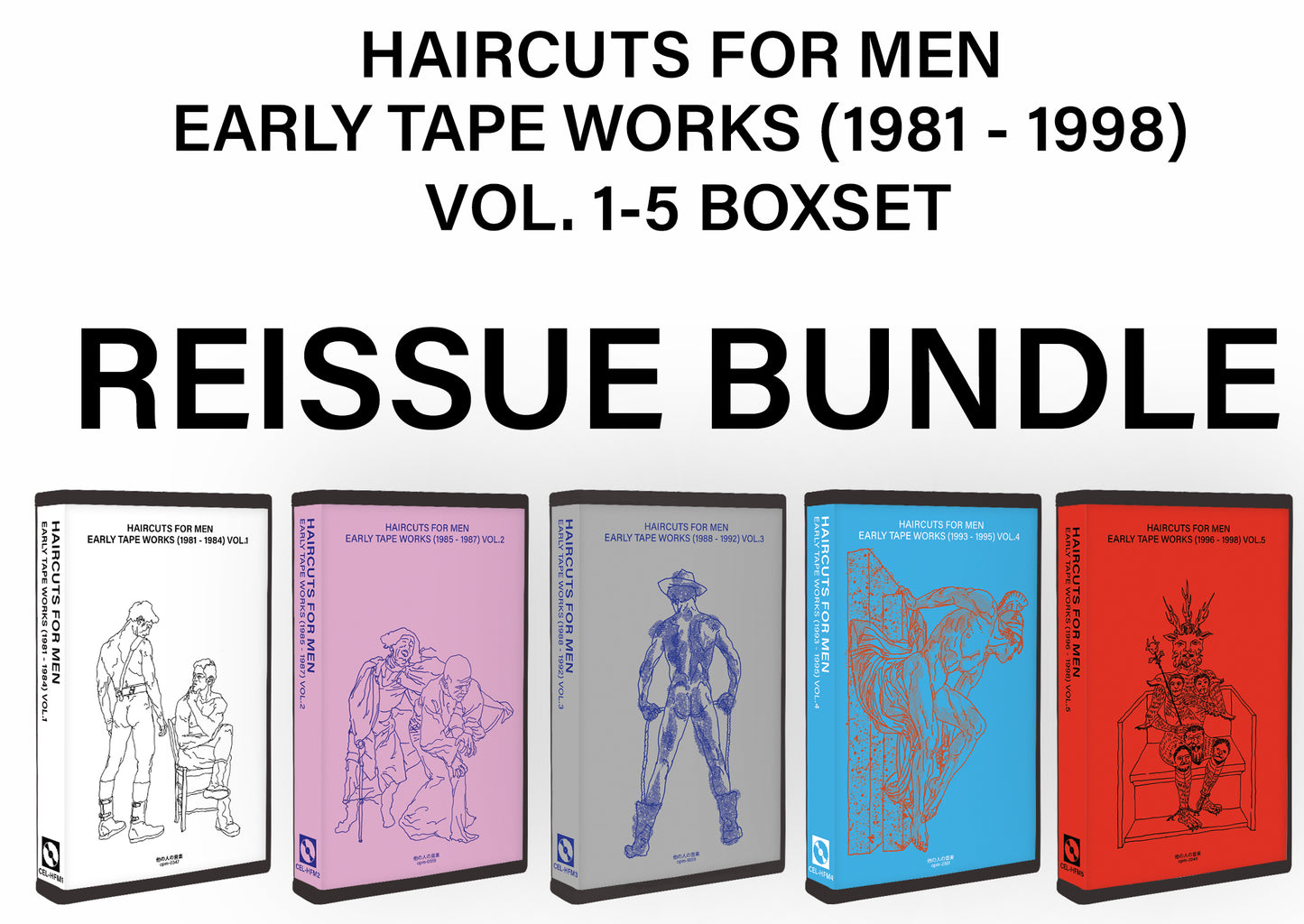 REISSUE - haircuts for men - Early Tape Works (1981-1998) Deluxe Collection Reissue Edition