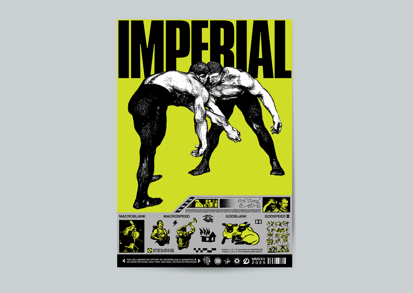 MACROBLANK // GODSPEED - IMPERIAL (1st Edition Splatter & Poster Discounted Bundle)