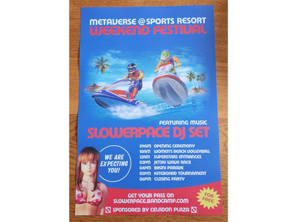 Metaverse Sports Resort Discounted Vinyl & Poster Bundle