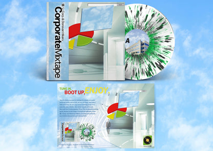 猫 シ Corp. & Donovan Hikaru - Corporate Mixtape Limited Edition 'Spreadsheet Splatter' Vinyl & Poster Discounted Bundle