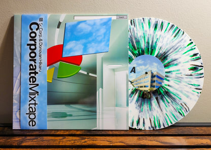 猫 シ Corp. & Donovan Hikaru - Corporate Mixtape Limited Edition 'Spreadsheet Splatter' Vinyl & Poster Discounted Bundle
