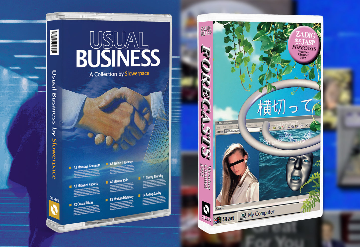 slowerpace & Zadig The Jasp - USUAL BUSINESS & FORECASTS weather channel 1992 Discounted Cassette Bundle