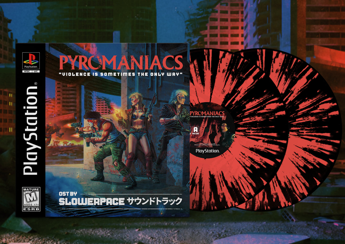 slowerpace 音楽 - PYROMANIACS Limited Edition 2xLP Vinyl