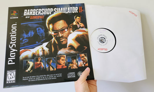 slowerpace 音楽 -Barbershop Simulator II REPRESS Limited Edition Hand Numbered Double Test Pressing