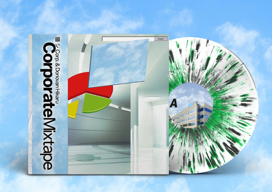 猫 シ Corp. & Donovan Hikaru - Corporate Mixtape Limited Edition 'Spreadsheet' Splatter Vinyl
