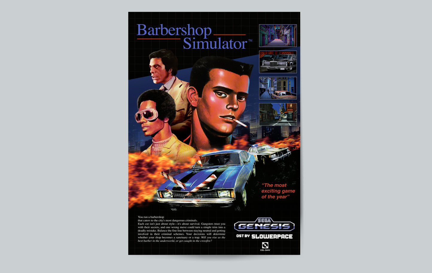 slowerpace 音楽 - Barbershop Simulator™ 2nd Edition Vinyl & Poster Bundle