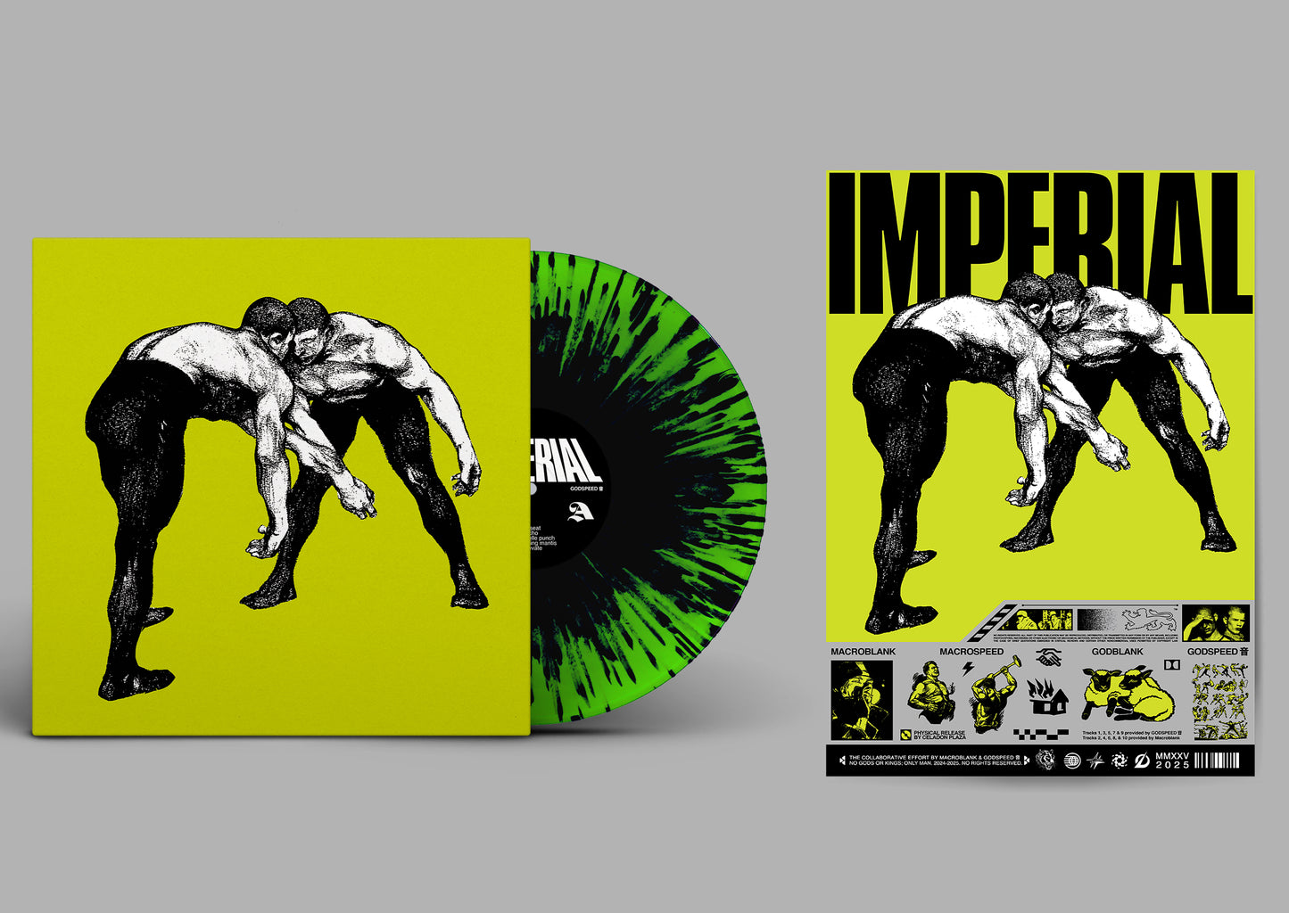 MACROBLANK // GODSPEED - IMPERIAL (1st Edition Splatter & Poster Discounted Bundle)